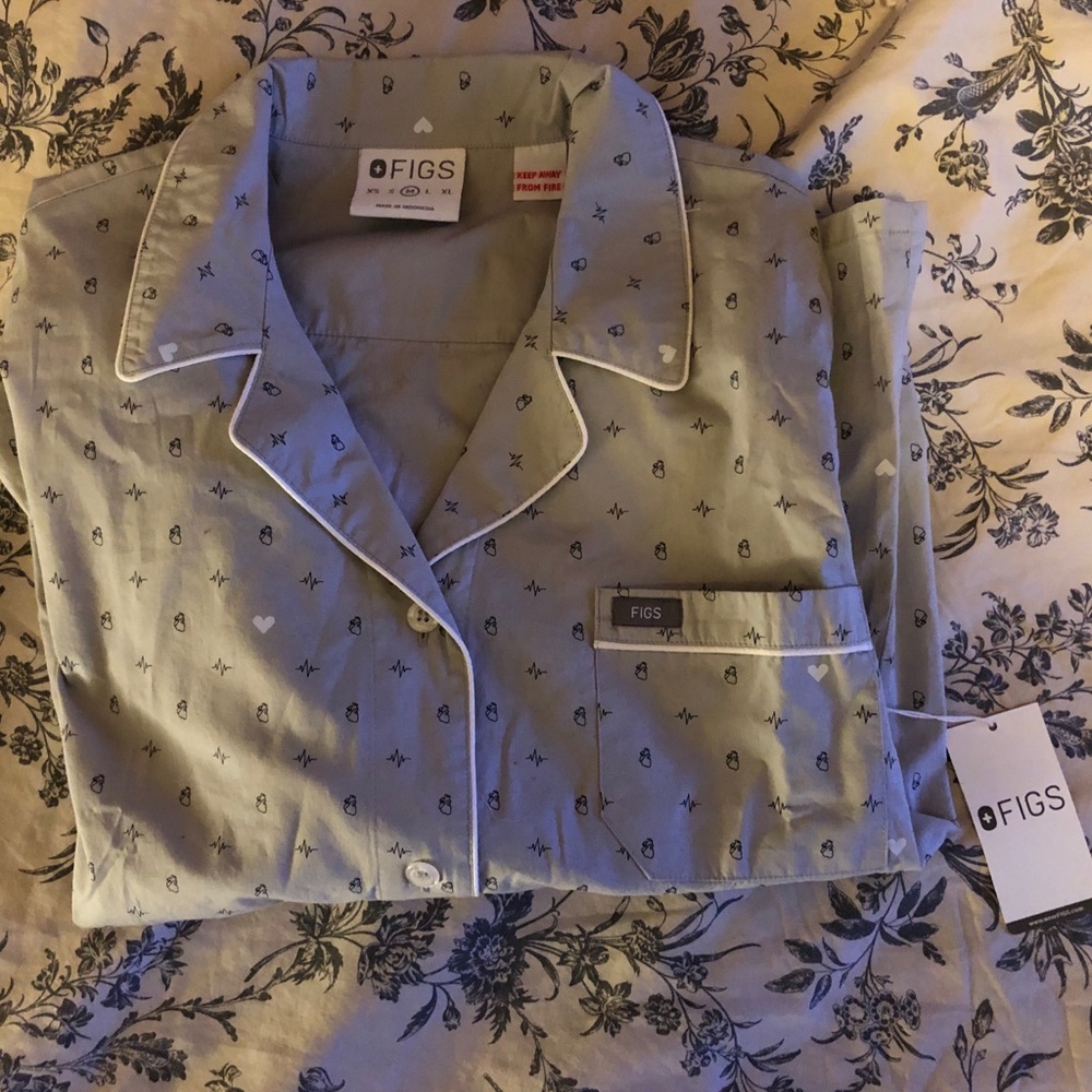 Long sleeve pajama top